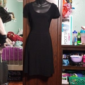 Black Short Sleeve Dress